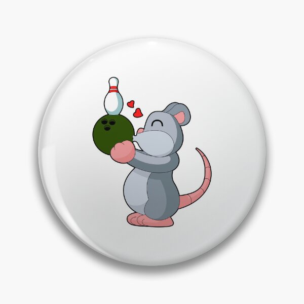 Item preview, Mouse Bowling Bowling ball Bowling pin designed and sold by Snabdesign84.