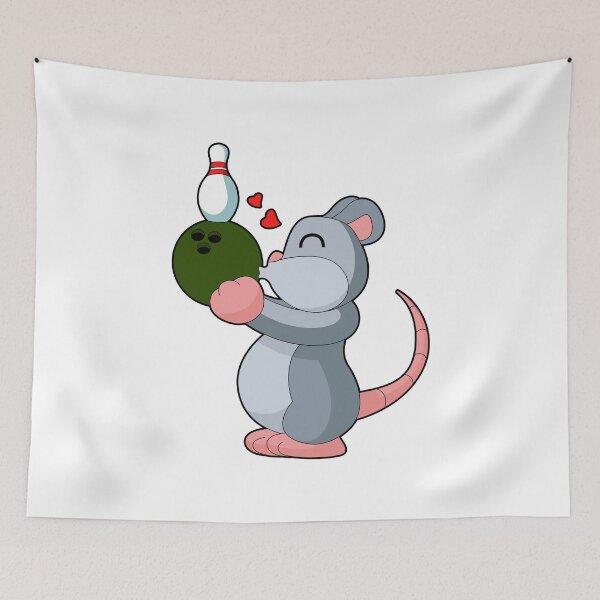 Item preview, Mouse Bowling Bowling ball Bowling pin designed and sold by Snabdesign84.