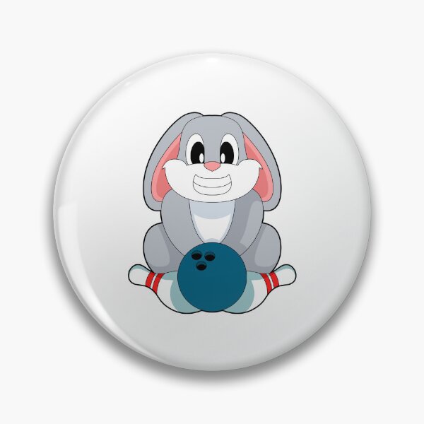 Item preview, Rabbit Bowling Bowling ball Bowling pin designed and sold by Snabdesign84.