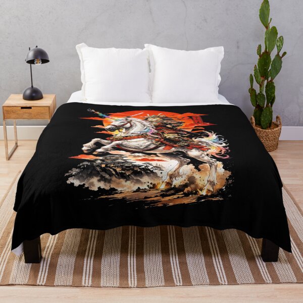 Item preview, Samurai Cat riding a unicorn designed and sold by keytee.
