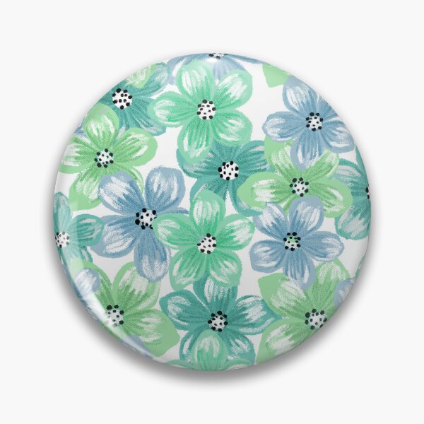 Item preview, Softscape-Monochrome Dull Aqua Blue Mint Frost designed and sold by Fabricatemyart.