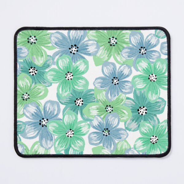 Item preview, Softscape-Monochrome Dull Aqua Blue Mint Frost designed and sold by Fabricatemyart.