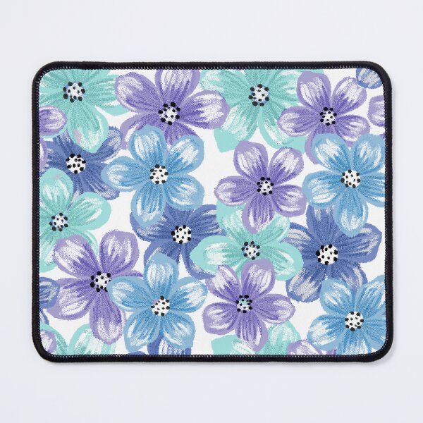 Item preview, Softscape-Monochrome Dull MTeal Blue Dusky Periwinkle designed and sold by Fabricatemyart.
