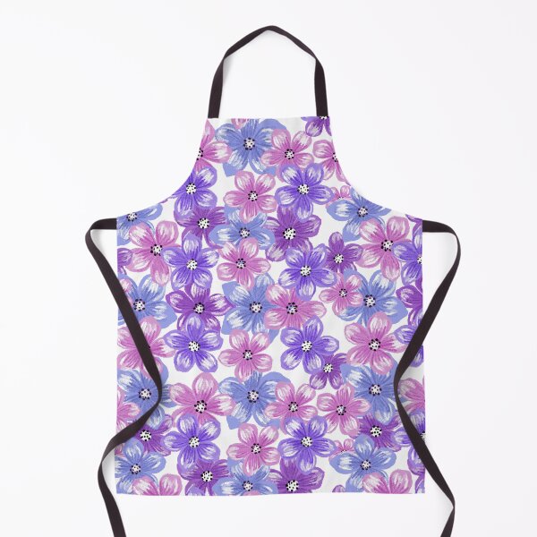 Item preview, Softscape-Monochrome Dull Moon Orchid Periwinkle- designed and sold by Fabricatemyart.