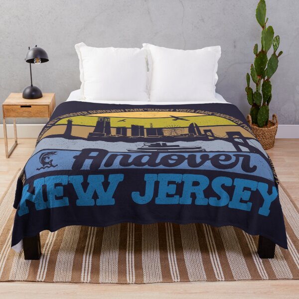 Item preview, Andover New Jersey Sunset Retro Vintage Local Pride Logo designed and sold by CRHPOD20.