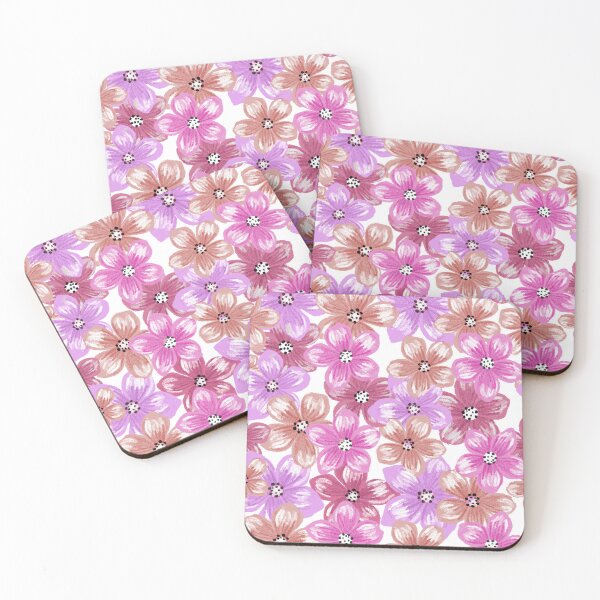 Item preview, Softscape-Dull Monochrome Rose Pink Peach Dusky Lavender  designed and sold by Fabricatemyart.