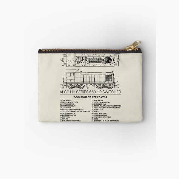 Item preview, ALCO HH Series 660 HP American Railroad Switcher Diagram designed and sold by Maljonic.