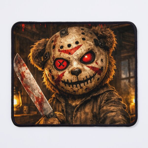 Item preview, Original Death Bear wishes you happy Friday 13th on behalf of his friend Jason  designed and sold by Gunnar Hermansen.