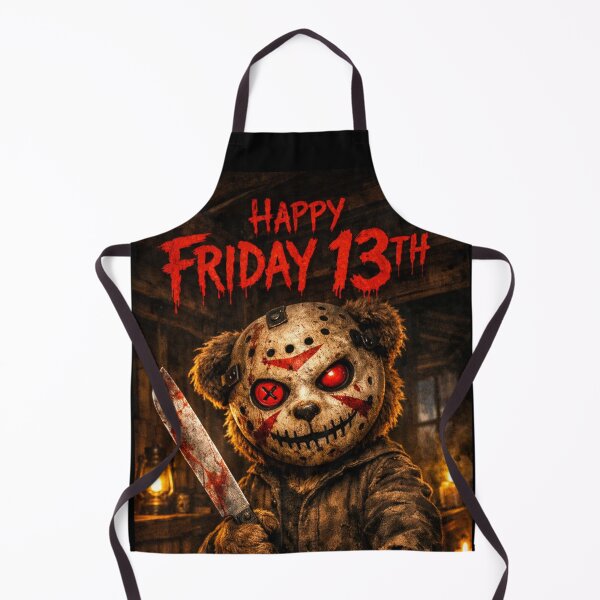 Item preview, Original Death Bear wishes you happy Friday 13th on behalf of his friend Jason designed and sold by Gunnar Hermansen.