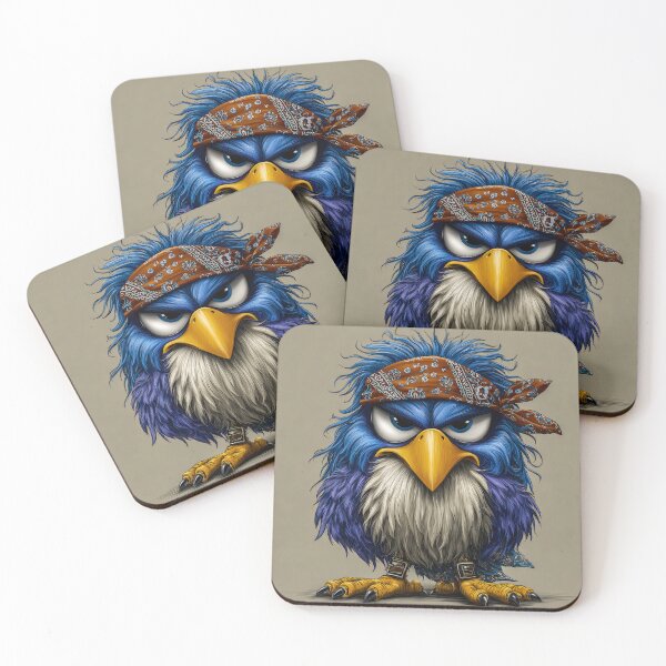 Item preview, Fierce Blue Bird  designed and sold by JPugliese.