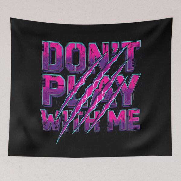 Item preview, Dont Play With Me Cyberpunk Gamer Glitch 2026 designed and sold by MarCinu Art.