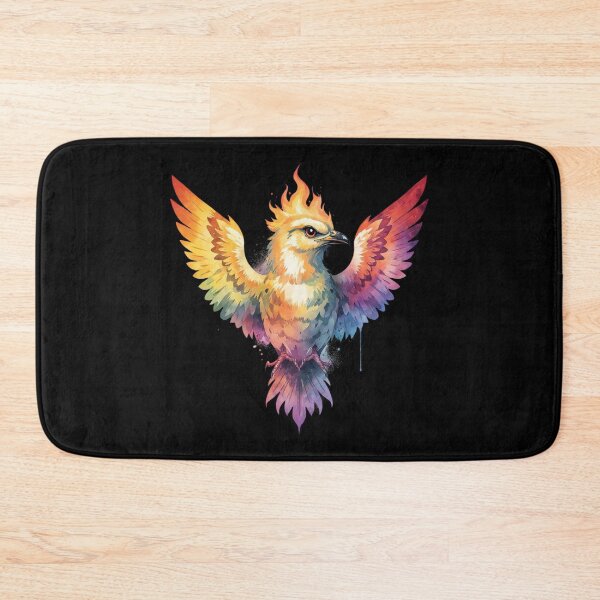 Item preview, Majestic Phoenix Rising - Vibrant Watercolor Wings designed and sold by MoonSoul Studio.
