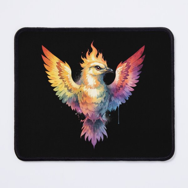 Item preview, Majestic Phoenix Rising - Vibrant Watercolor Wings designed and sold by MoonSoul Studio.
