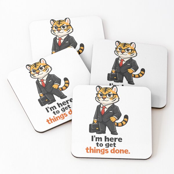 Item preview, Business Tiger I’m Here to Get Things Done designed and sold by Sksticker991.