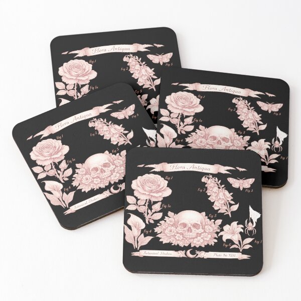Item preview, Flora Antiqua | Botanical Memento Mori Plate designed and sold by Mouraludia.