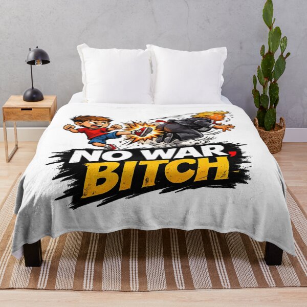 Item preview, NO WAR, BITCH - ANTI TRUMP ANTI WAR PROTEST designed and sold by ProgressiveMob.