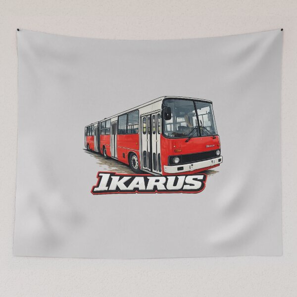 Item preview, ikarus vintage bus designed and sold by Shirtaholism.