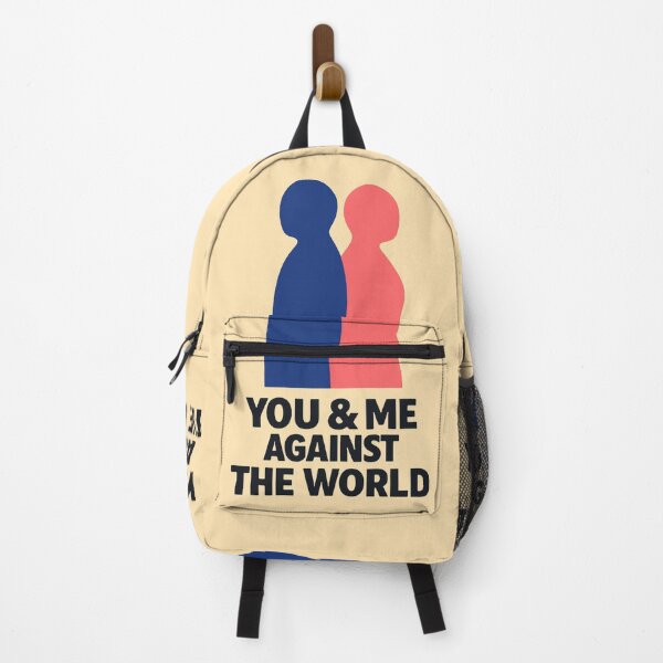Item preview, You And Me Against The World Minimalist Duo Gift designed and sold by xmoudx.