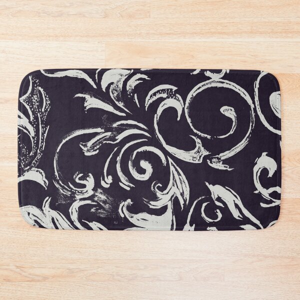 Item preview, White motifs with a dark blue background designed and sold by iflafcitt.