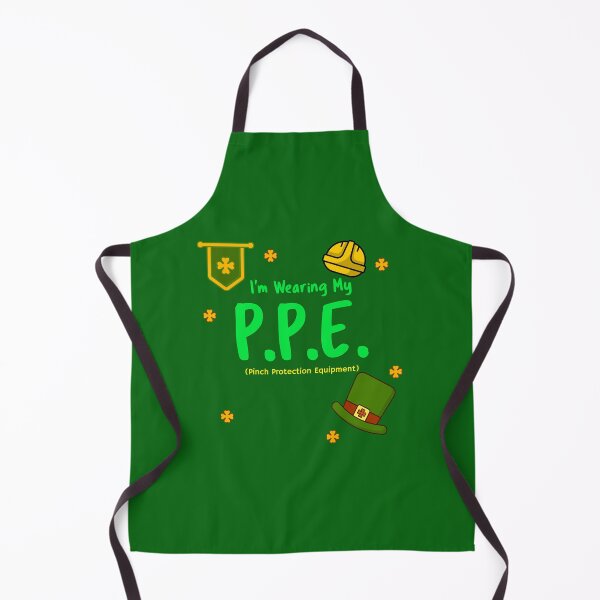 Item preview, St. Patty's Day PPE designed and sold by CrackedTuskTees.