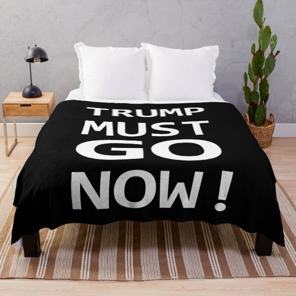 Item preview, TRUMP MUST GO NOW! designed and sold by FlamaC.