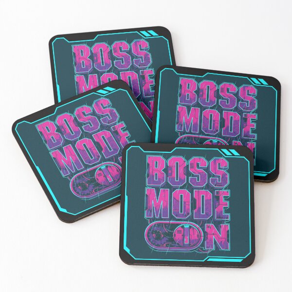 Item preview, Boss Mode On Cyberpunk Glitch Gamer 2026 designed and sold by MarCinu Art.
