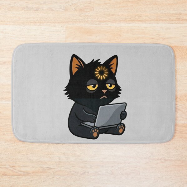 Item preview, Work Humor Shirt For Mentally Offline Cat Gift Tee designed and sold by Amevvoo.