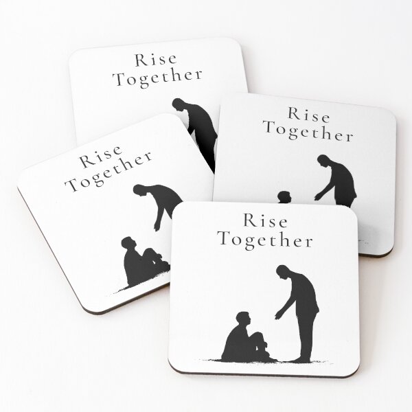 Item preview,  Rise Together – Resilience Silhouette Art designed and sold by WayOutWorks.