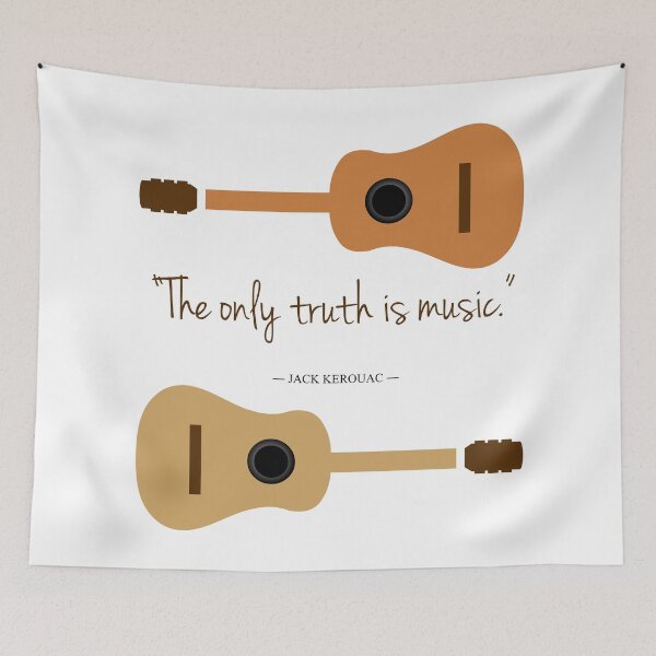 Item preview, The only truth is Music. Guitars with a famous quote. designed and sold by Shawlin Islam.