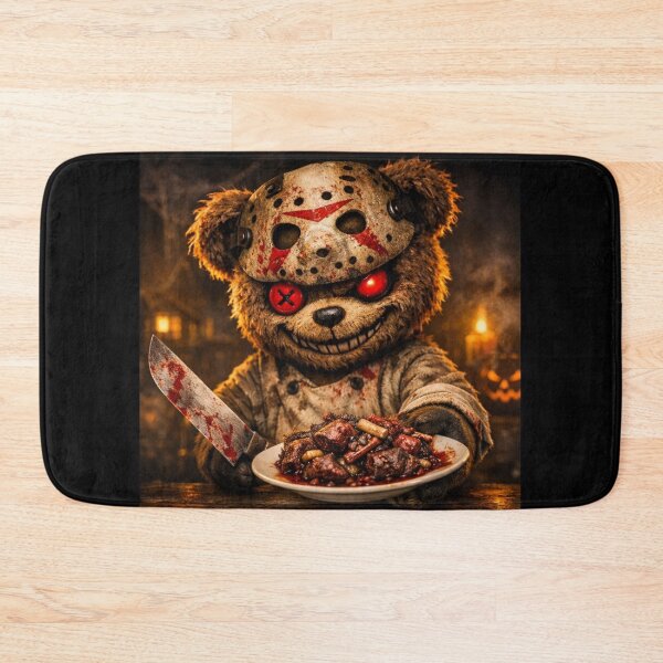 Item preview, Evil Teddy Death Bear will serve YOU next. Happy Friday 13th designed and sold by Gunnar Hermansen.