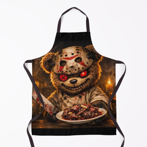 Item preview, Evil Teddy Death Bear will serve YOU next. Happy Friday 13th designed and sold by Gunnar Hermansen.