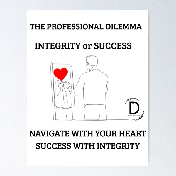 Item preview, The Professional Dilemma-Minimalist Hearth & Integrity Edition designed and sold by TheItaliandilemma.