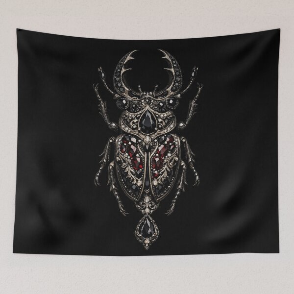 Item preview, Jeweled Scarab Sigil | Gothic Relic Emblem designed and sold by Mouraludia.