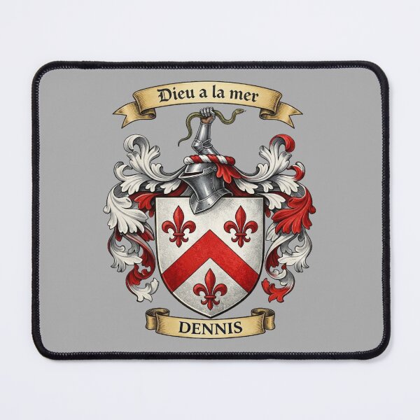 Item preview, The Dennis Family Coat of Arms designed and sold by BagTown Clans.