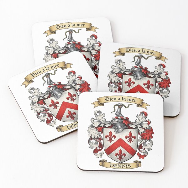 Item preview, The Dennis Family Coat of Arms designed and sold by BagTown Clans.