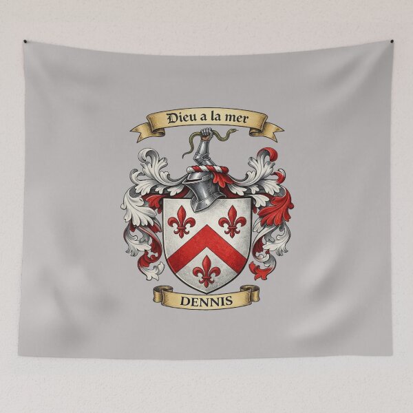 Item preview, The Dennis Family Coat of Arms designed and sold by BagTown Clans.
