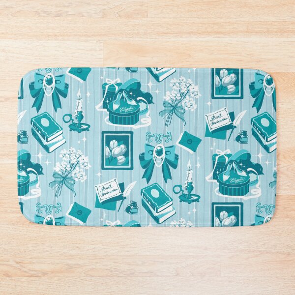 Item preview, Romantic Regency Aesthetic Pattern | Vintage Books, Bows and Royal Accessories Collage designed and sold by MinimalAnGo.