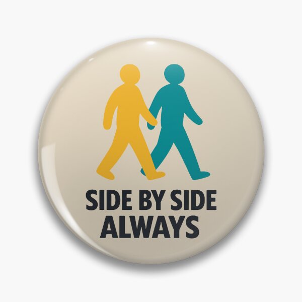 Item preview, Side By Side Always Minimalist Friendship Gift designed and sold by xmoudx.