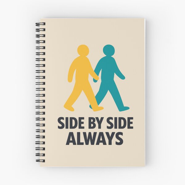 Item preview, Side By Side Always Minimalist Friendship Gift designed and sold by xmoudx.