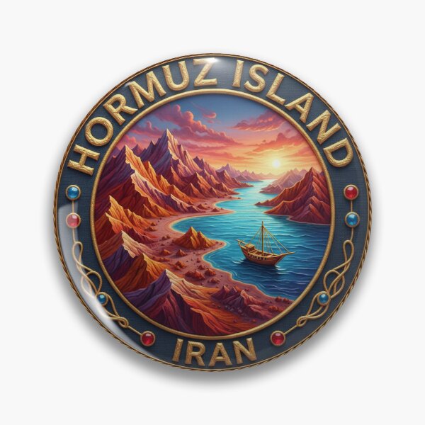 Item preview, Hormuz Island, Iran – Colour Mountains & Coastal Boat designed and sold by Girih.