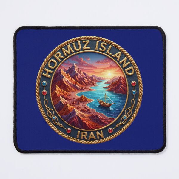 Item preview, Hormuz Island, Iran – Colour Mountains & Coastal Boat designed and sold by Girih.