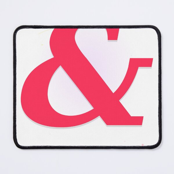 Item preview, Bold Gradient Ampersand Typography Art designed and sold by drala1008.