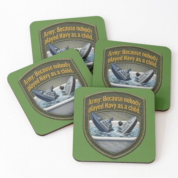 Item preview, Army: Nobody Played Navy as a Child - Military Branch Rivalry designed and sold by CharlieFox03.