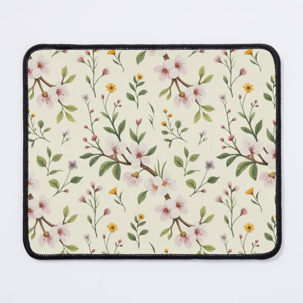 Item preview, Delicate Cherry Blossom Spring Floral Seamless Pattern designed and sold by Midnight Veil Designs.
