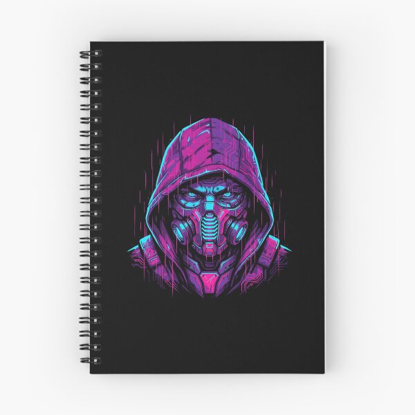 Item preview, Cyberpunk Glitch Hacker Mask Neon 2026 designed and sold by MarCinu Art.