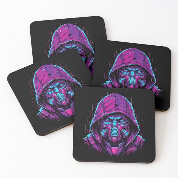 Item preview, Cyberpunk Glitch Hacker Mask Neon 2026 designed and sold by MarCinu Art.