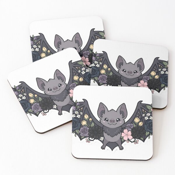 Item preview, Botanical Bat Spring Goth Cute Floral Aesthetic Kawaii Midnight Flower Wings designed and sold by StickyGuys.