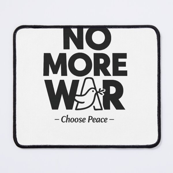 Item preview, No More War – Choose Peace Minimalist Anti War Typography Design designed and sold by Bizertart.