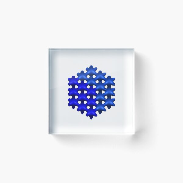 Item preview, Abstract 3D Blue Lattice Structure designed and sold by AAMHdesigns.