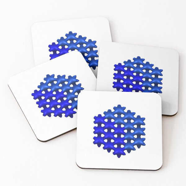 Item preview, Abstract 3D Blue Lattice Structure designed and sold by AAMHdesigns.